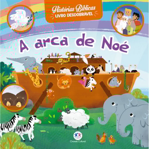 Livro Cartonado A Arca de Noé - com abas desdobrável