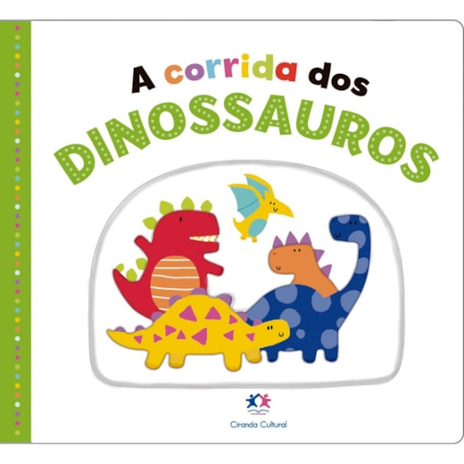 Livro Cartonado A corrida dos dinossauros