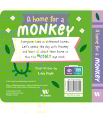 Livro Cartonado A home for a monkey