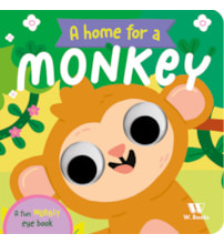 Livro Cartonado A home for a monkey