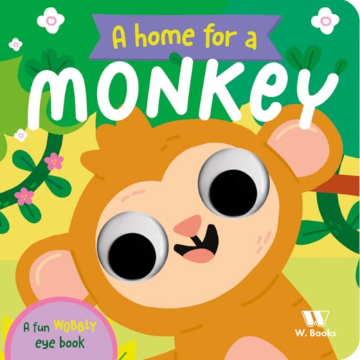 Livro Cartonado A home for a monkey