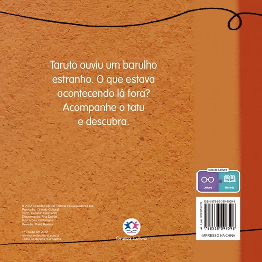 A Nova Toca do Tatu Taruto - Livraria da Vila