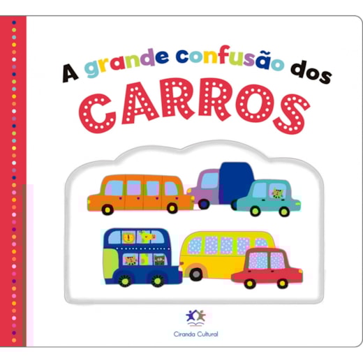 Livro Cartonado A traffic jam of vehicles