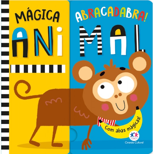 Livro Cartonado Abracadabra - Mágica animal