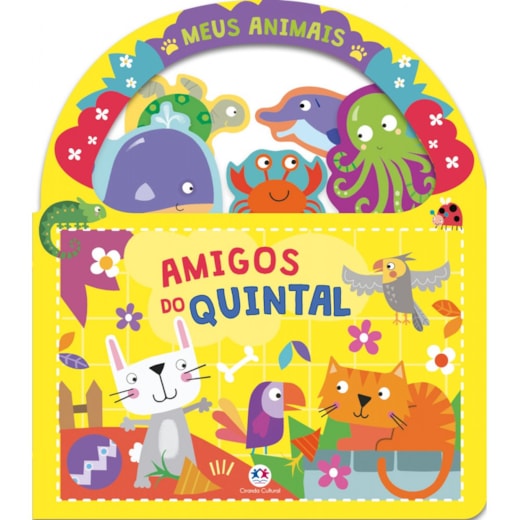 Livro Cartonado Amigos do quintal