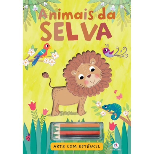 Livro Cartonado Animais da selva