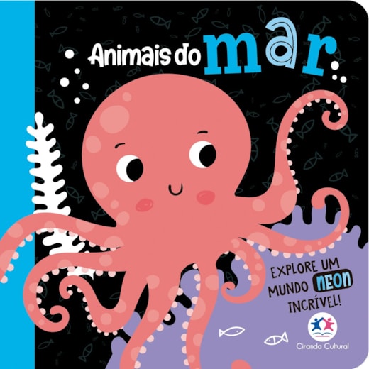 Livro Cartonado Animais do mar