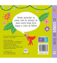 Livro Cartonado As cores da selva