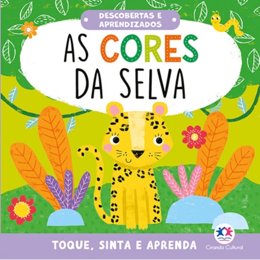 Livro Cartonado As cores da selva