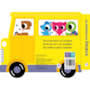 Livro Cartonado As rodas do ônibus - Veículos divertidos