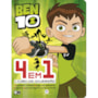 Livro Cartonado Ben 10 - 4 em 1 - Livro de diversão