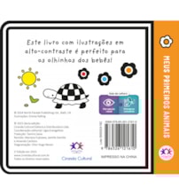 Livro Cartonado BLACK  WHITE BOARD BOOK - ANIMALS,