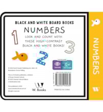 Livro Cartonado BLACK  WHITE BOARD BOOK - NUMBERS