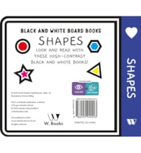 Livro Cartonado BLACK  WHITE BOARD BOOK - SHAPES