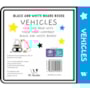 Livro Cartonado BLACK  WHITE BOARD BOOK - VEHICLES