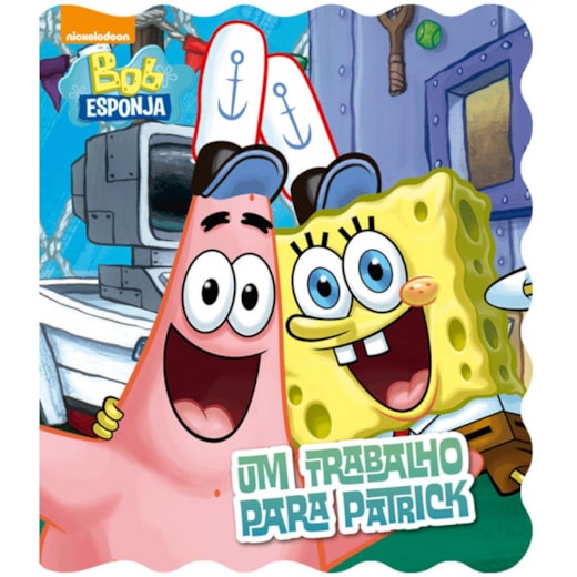 Livro Cartonado Bob Esponja - Um trabalho para Patrick