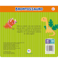 Livro Cartonado Brontossauro - Mundo pop-up dos dinossauros