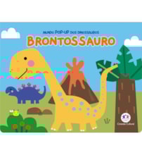 Livro Cartonado Brontossauro - Mundo pop-up dos dinossauros