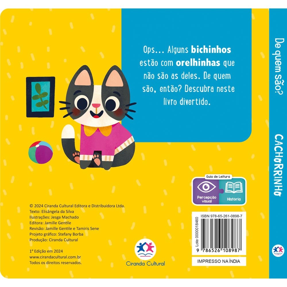 Livro Cartonado Cachorrinho - Ciranda Cultural