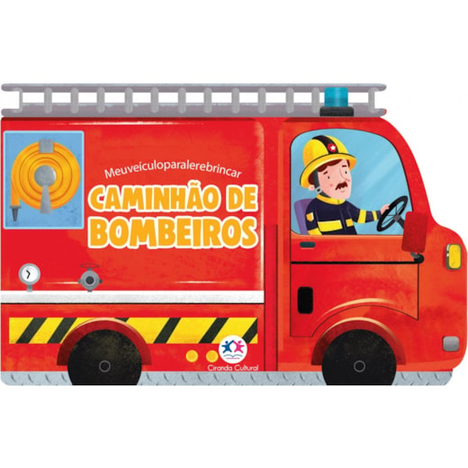 Livro Cartonado Caminhão de bombeiros