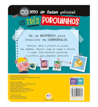 Livro Cartonado Conto de fadas policial - Os três porquinhos