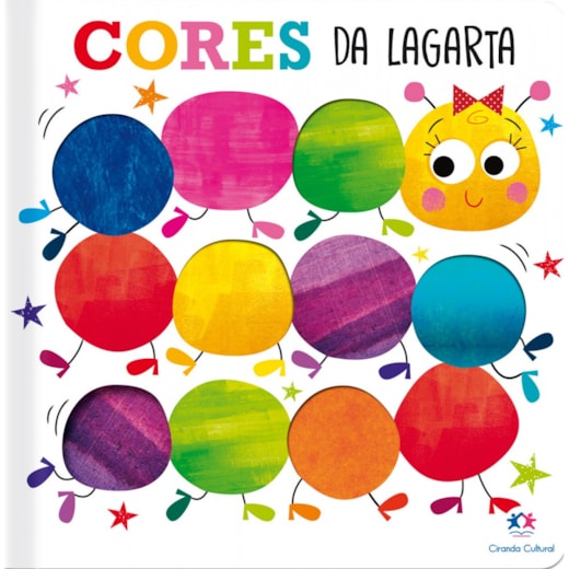 Livro Cartonado Cores da lagarta