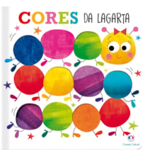 Livro Cartonado Cores da lagarta