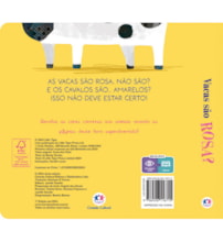 Livro Cartonado Cows are pink!