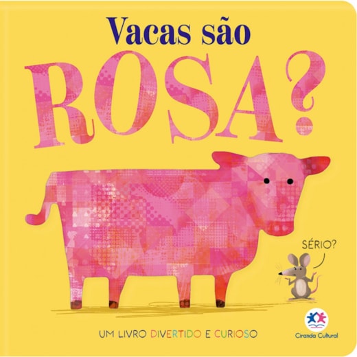 Livro Cartonado Cows are pink!