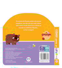 Livro Cartonado Cuidado com o urso e seus amigos! Orelhinhas de pelúcia