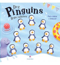 Livro Cartonado Dez pinguins brincalhões