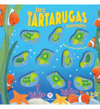 Livro Cartonado Dez tartarugas animadas