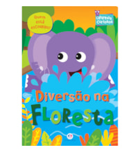 Livro Cartonado Diversão na floresta Livro Cartonado Diversão na floresta