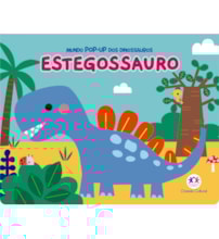 Livro Cartonado Estegossauro - Mundo pop-up dos dinossauros