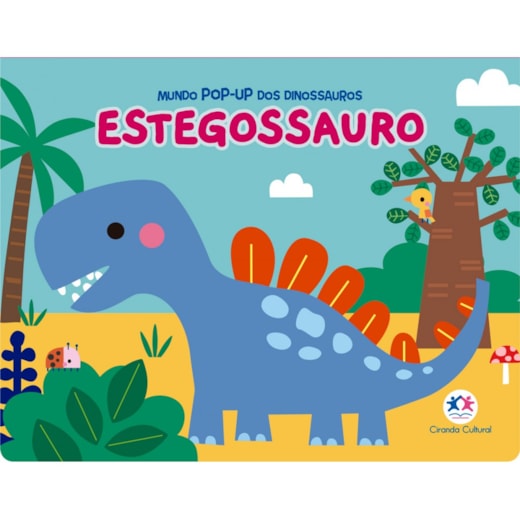 Livro Cartonado Estegossauro - Mundo pop-up dos dinossauros