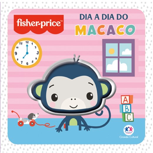 Livro Cartonado Fisher-Price - Macaco