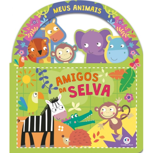Livro Cartonado In the jungle - animal fun