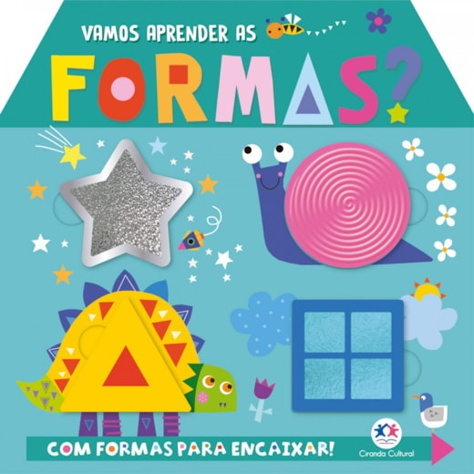 Livro Cartonado Let's sort shapes