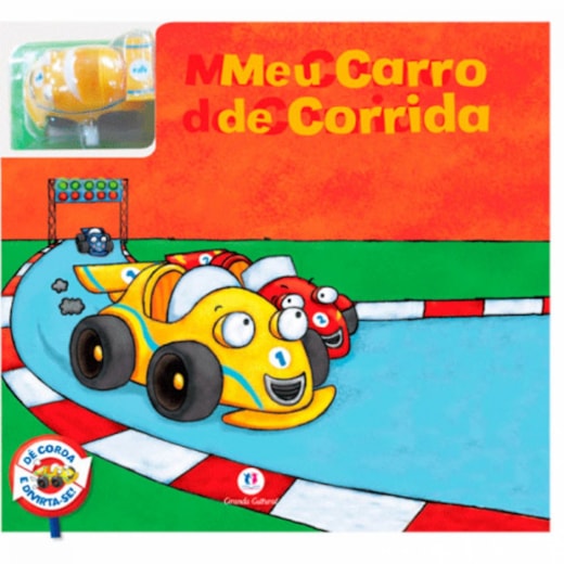 Livro Cartonado Little racing car