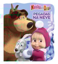 Livro Cartonado Masha e o Urso - Pegadas na neve