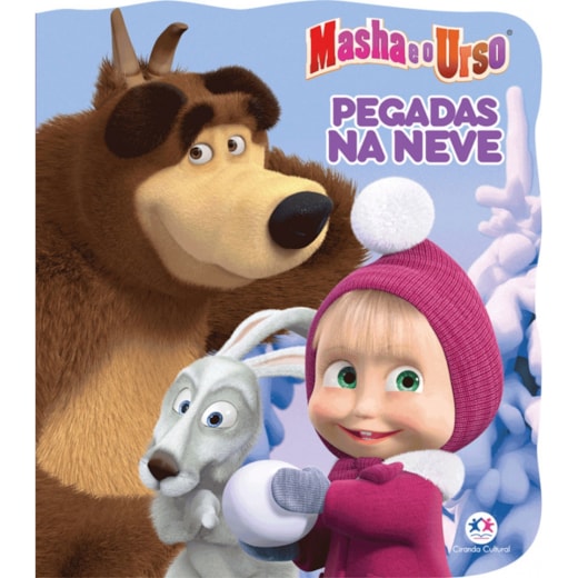 Livro Cartonado Masha e o Urso - Pegadas na neve