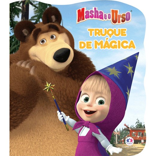 Livro Cartonado Masha e o Urso - Truque de mágica