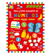 Livro Cartonado Meu livro gigante de números