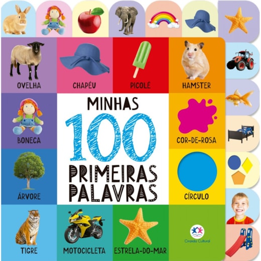 Livro Cartonado Minhas 100 primeiras palavras