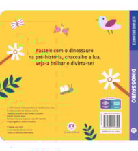 Livro Cartonado Moon Shape Dinosaur