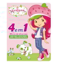 Livro Cartonado Moranguinho - 4 em 1 - Livro de diversão Livro Cartonado Moranguinho - 4 em 1 - Livro de diversão