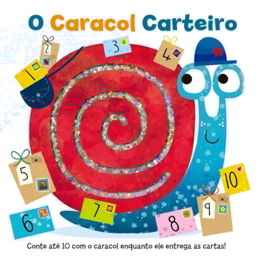 Livro Cartonado Mr snails counting trails