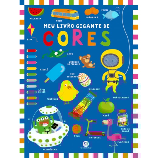 Livro Cartonado My enormous book of colors!