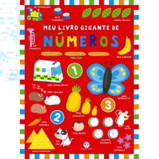 Livro Cartonado My enormous book of numbers!