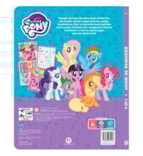 Livro Cartonado My Little Pony - 4 em 1 - Livro de diversão